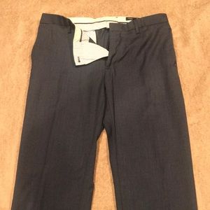 Banana Republic Navy Modern Slim Fit Dress Pants